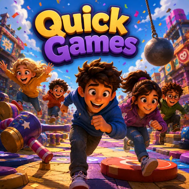 Kategorie Quick Games: eine Gruppe reagiert lachend auf eine kurze, überraschende Spielrunde